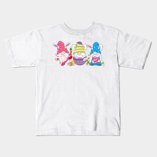 Easter Gnomes design Kids T-Shirt